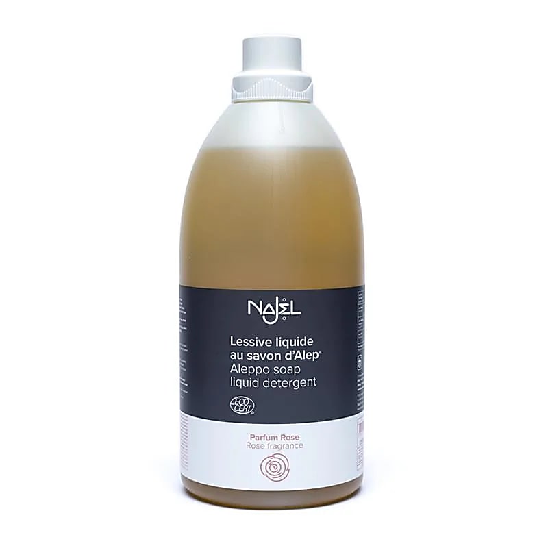Najel Lessive liquide au savon d'Alep senteur rose -- 2000 ml