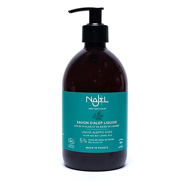 Najel savon d'Alep Liquide flacon distributeur BIO -- 500 ml