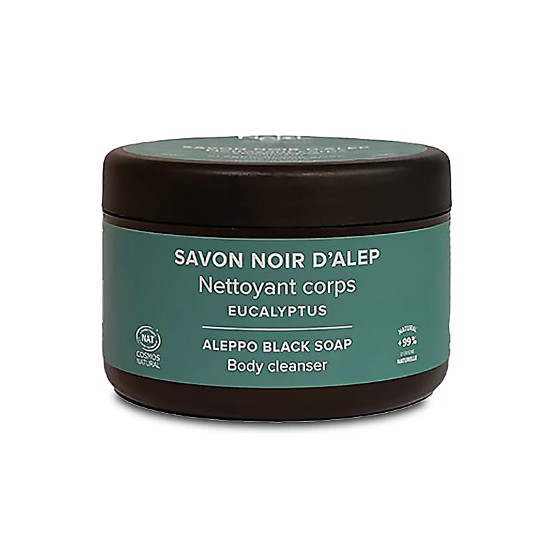 Najel savon noir d'Alep à l'eucalyptus -- 180 g