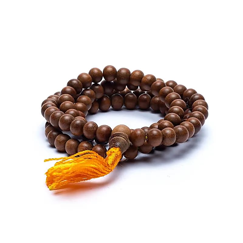 Mala bois de santal 108 perles -- 0.8 cm