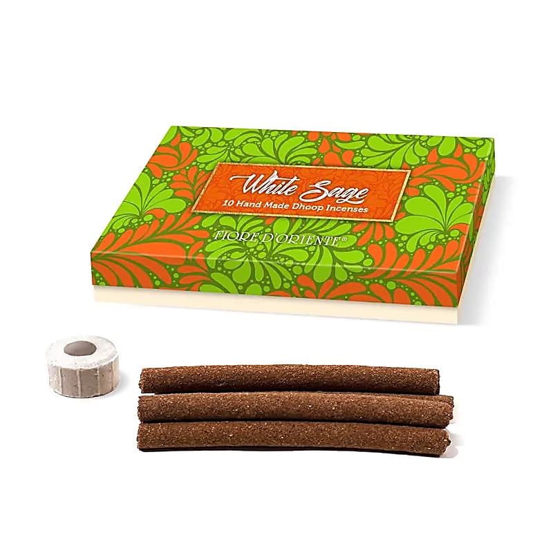 Encens  Fiore d'Oriente Dhoop Sauge Blanche -- 15g