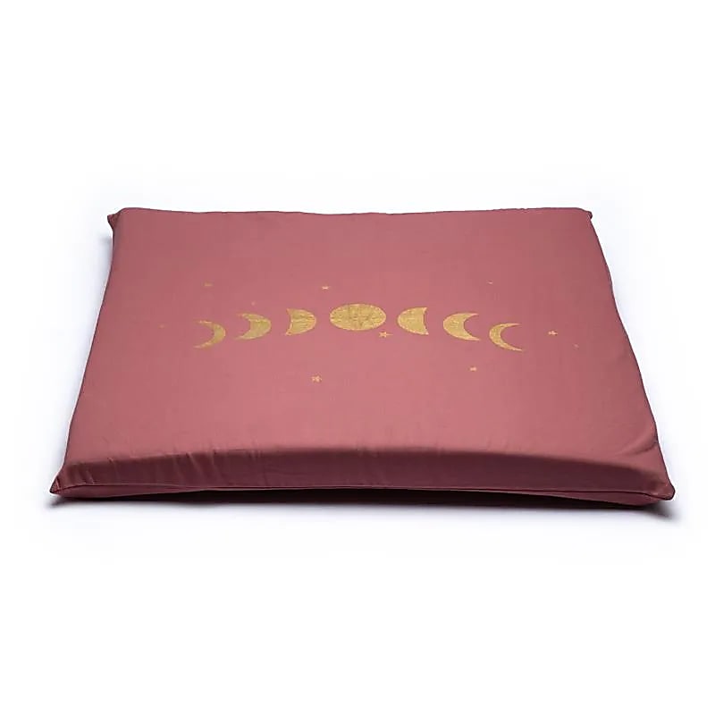 Housse de tapis de méditation Phase de Lune BIO (GOTS) -- 65x65x5cm; 239g