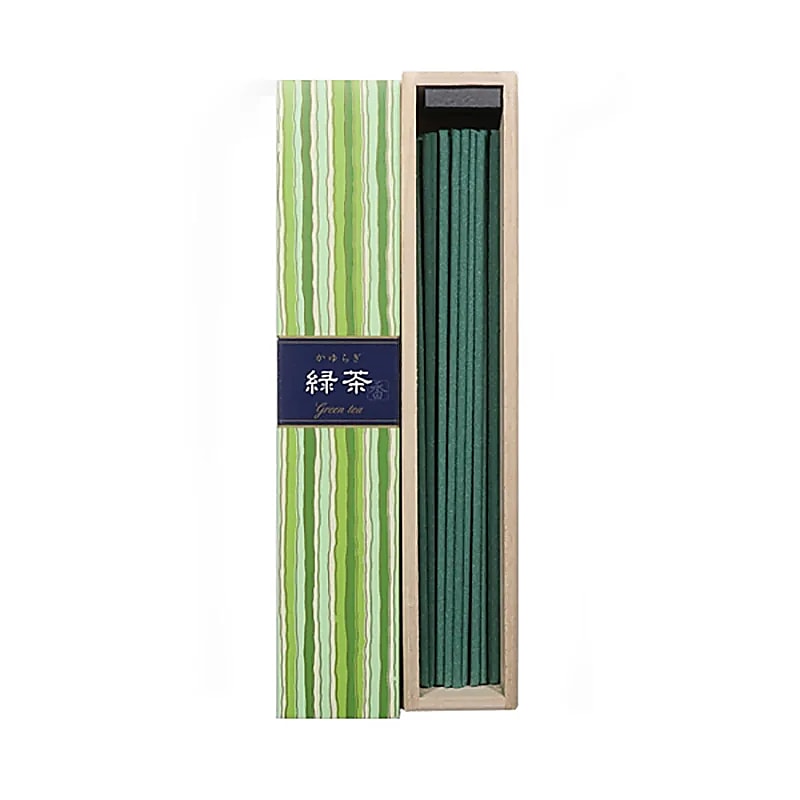 KAYURAGI encens de thé vert -- 40 g; 14 cm