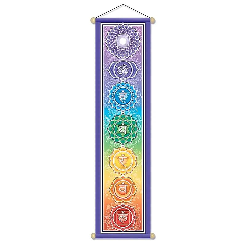 Bannière Chakra grande -- 30x120 cm