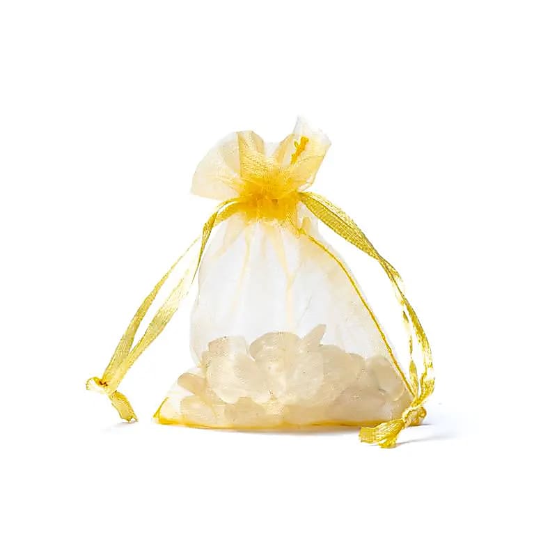 Sac cadeau en organza Or XS -- 7x9cm