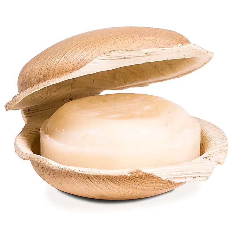 Holy Lama Savon Yogi Neem & Tulsi en feuille de palmier -- 100 g