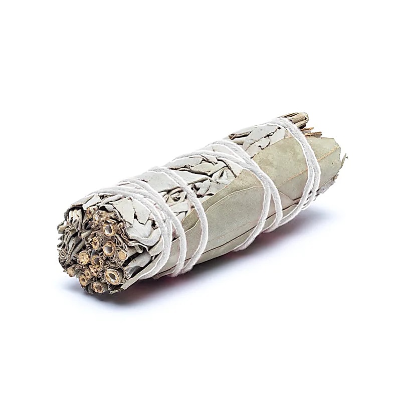 Smudge de sauge blanche à Eucalyptus S set de 2 -- ±10-11cm; ±25-35g