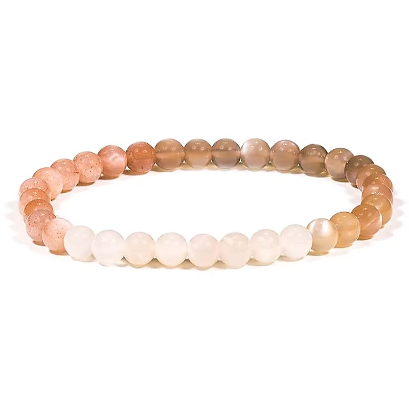 Bracelet pierre de Lune -- ±0.6cm