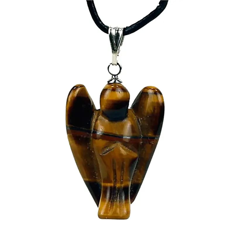 Pendentif Ange Oeil du Tigre -- 3 cm