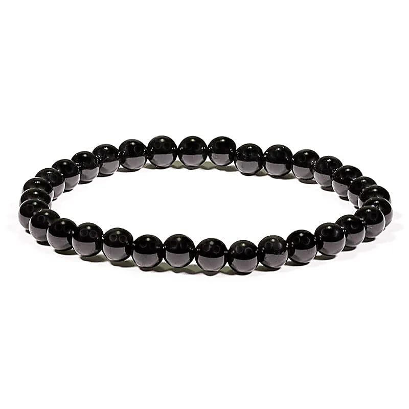 Bracelet de tourmaline noire -- 0.5 cm