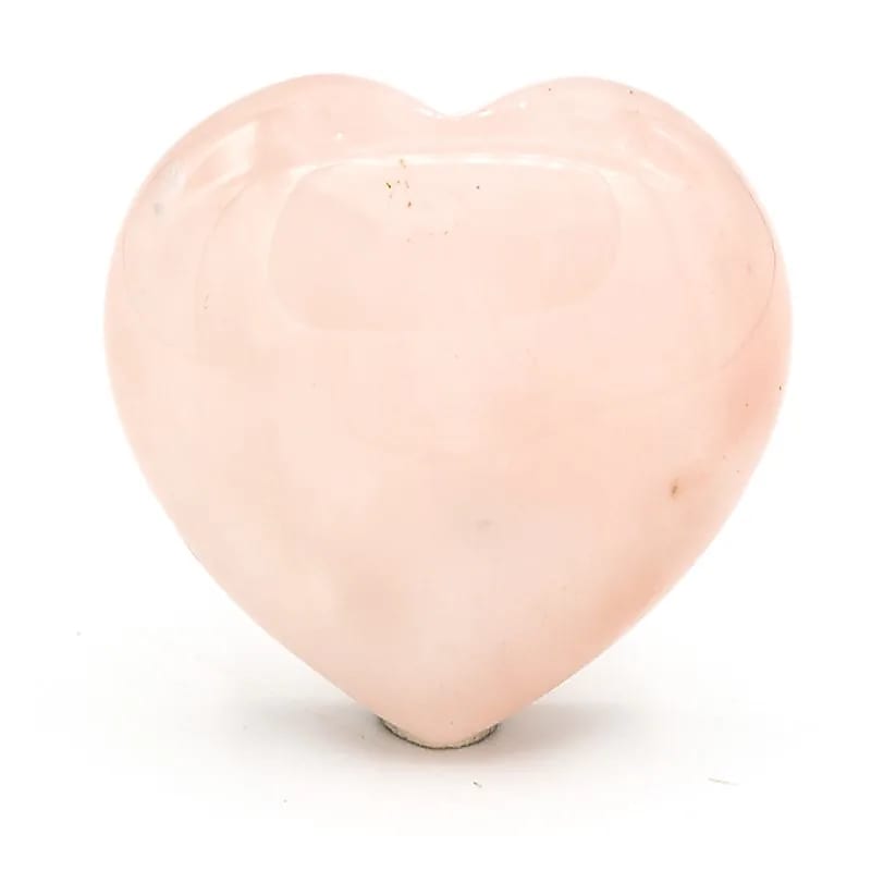 Pierres de souci coeurs Quartz rose -- ±2.5cm