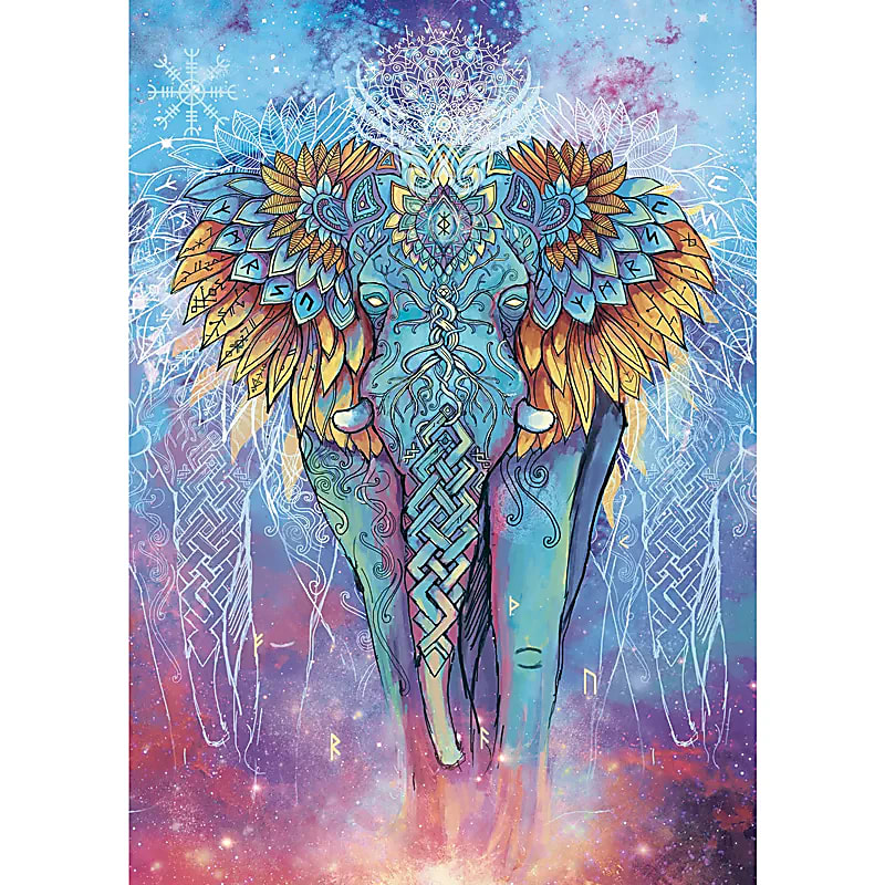 Cartes postales Eléphant -- 15x10,5 cm