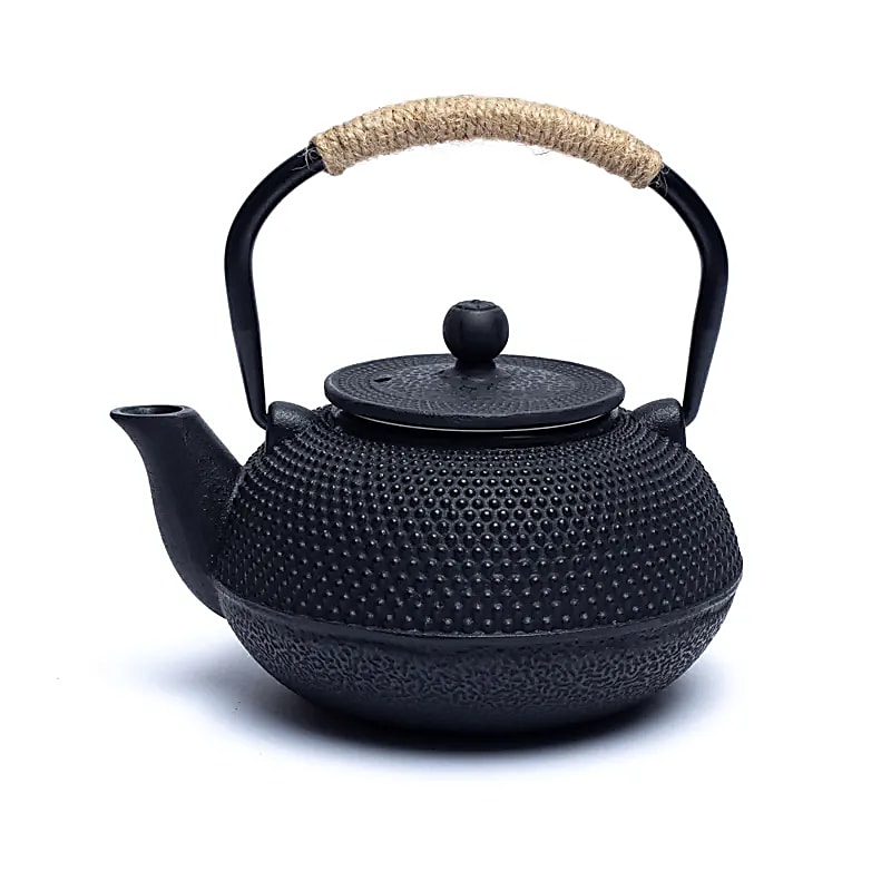 Théière Tetsukyusu émaillée 0,6 litre noir