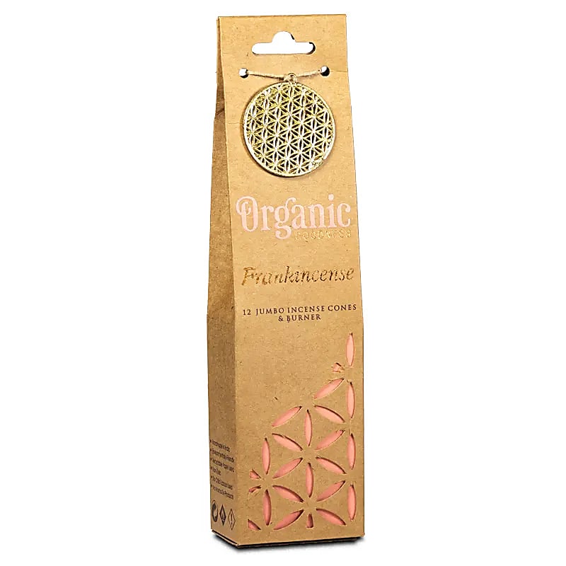 Organic Goodness Cônes d'encens encens + brûleur -- 72g