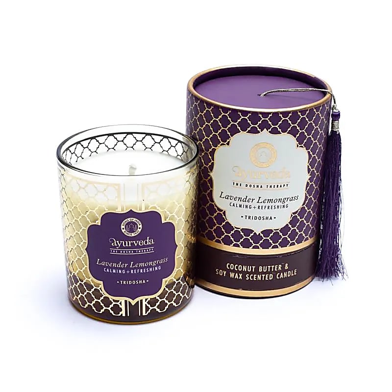 Tridosha Lavande Citronnelle Ayurveda Bougie parfumée -- 200g
