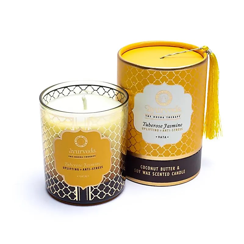Vata Tuberose Jasmin Ayurveda Bougie parfumée -- 200 g