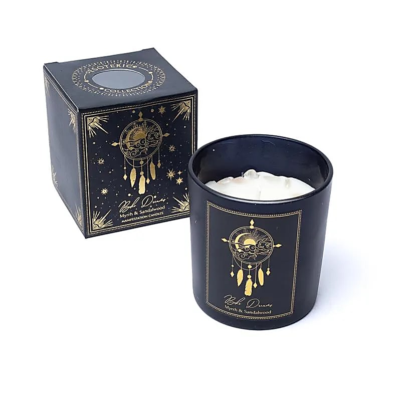 Bougie d'intention Boho Dreams en verre -- 120g
