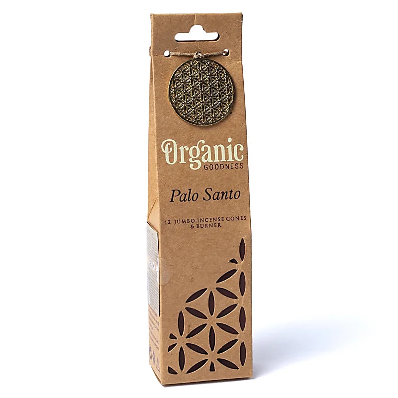 Goodness Palo Santo cônes d'encens + brûleur Bio  -- 72g