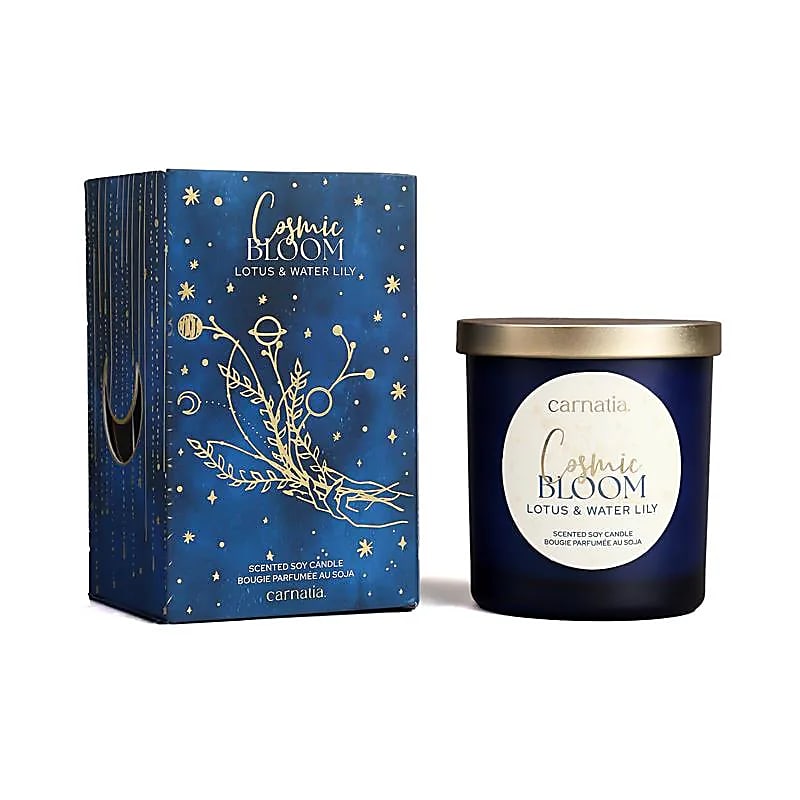 Bougie en verre Carnatia Starry Spell Cosmic Bloom -- 200 g