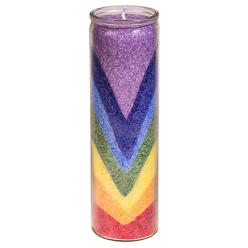 Bougies de stéarine Rainbow Valley -- 21x6.5 cm
