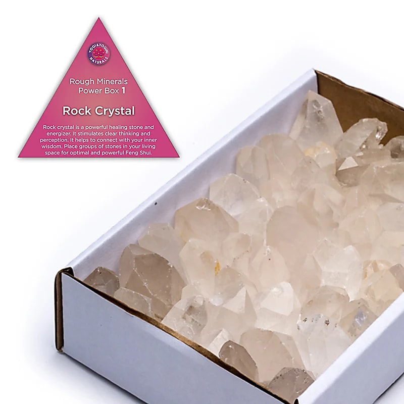 Power box 1 Cristal de roche perception claire -- ±800–1000 g
