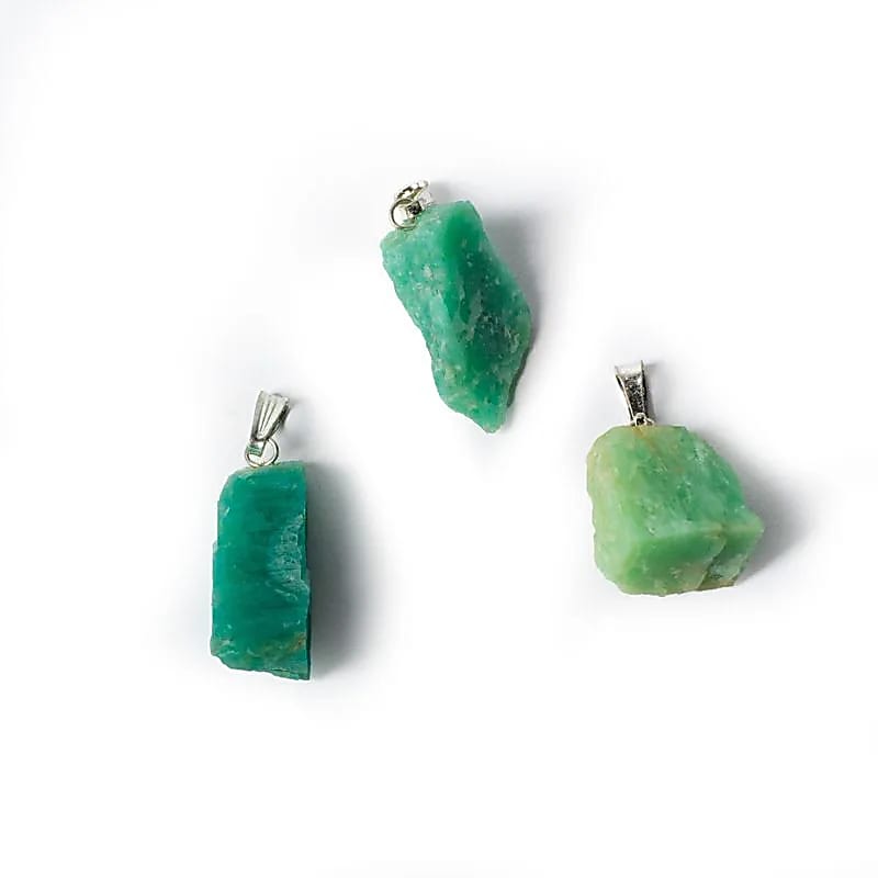Pendentif pierre précieuse amazonite -- ±2.5cm