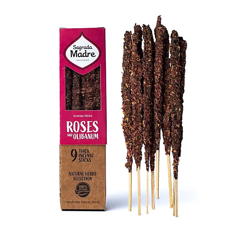 Sagrada Madre Encens aux herbes Rose & Olibanum -- ±44g