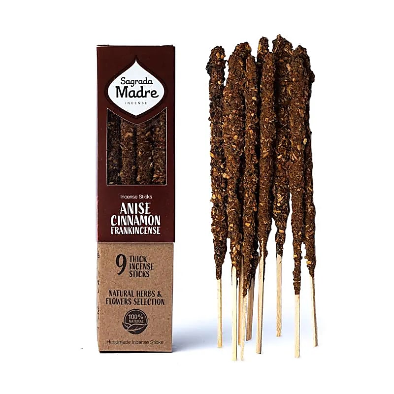 Sagrada Madre Encens aux herbes Anis, cannelle et Oliban -- ±44g