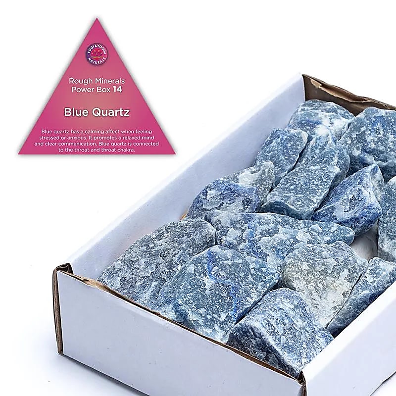 Power box 14 Quartz bleu calmant -- ±700-900 g