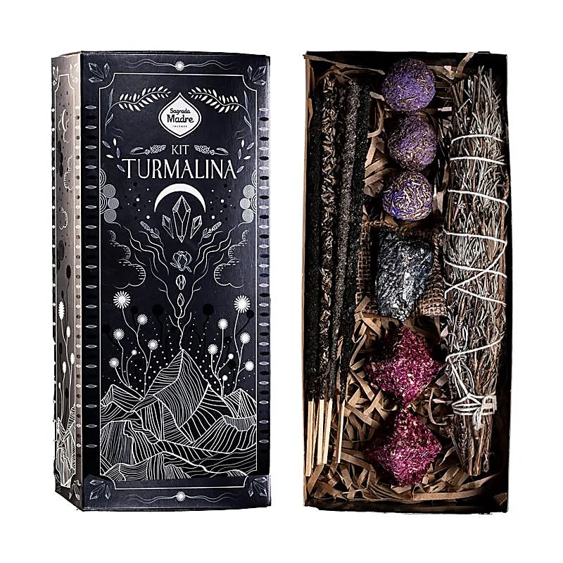 Sagrada Madre coffret d’encens Tourmaline -- 242g