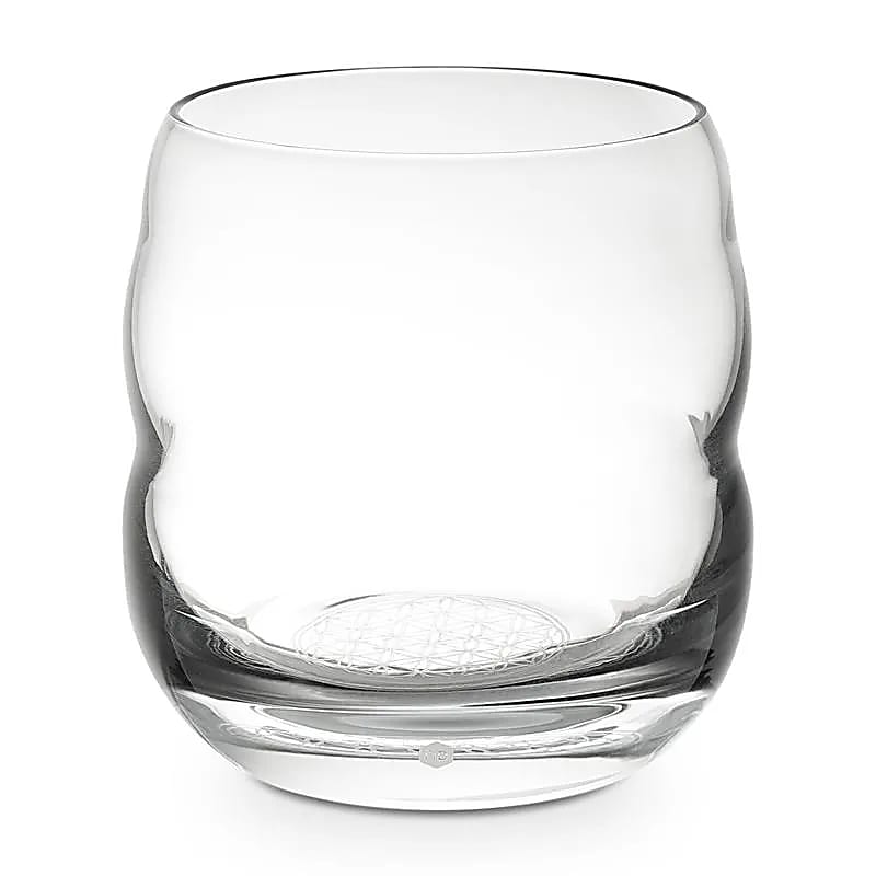 Verre Mythos fleur de vie gravée - blanche -- 250 ml