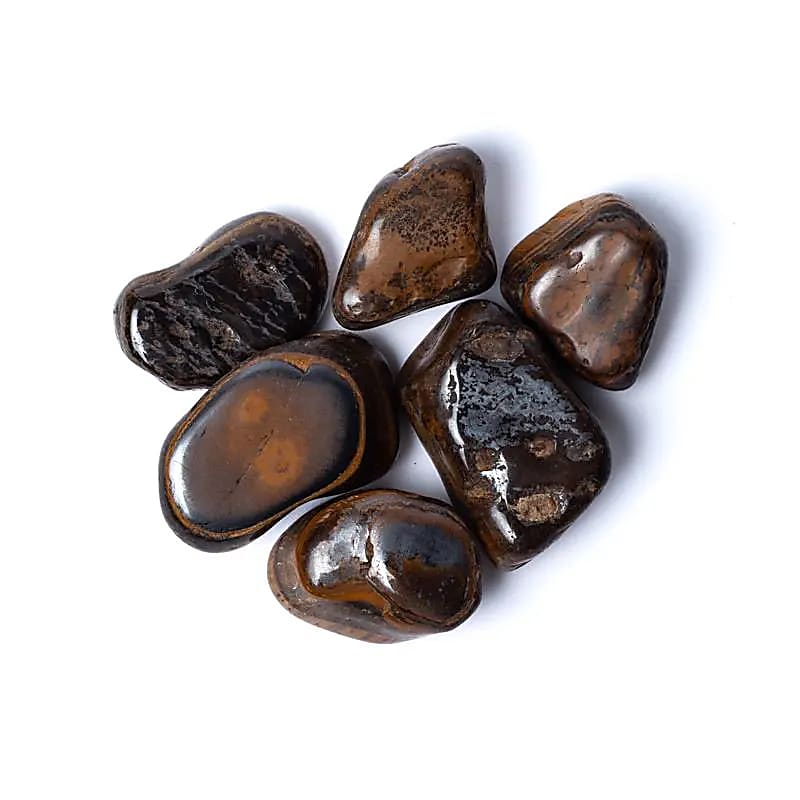 Oeil de tigre Pierres Polies de Qualité A -- ± 500g; ±4-6cm