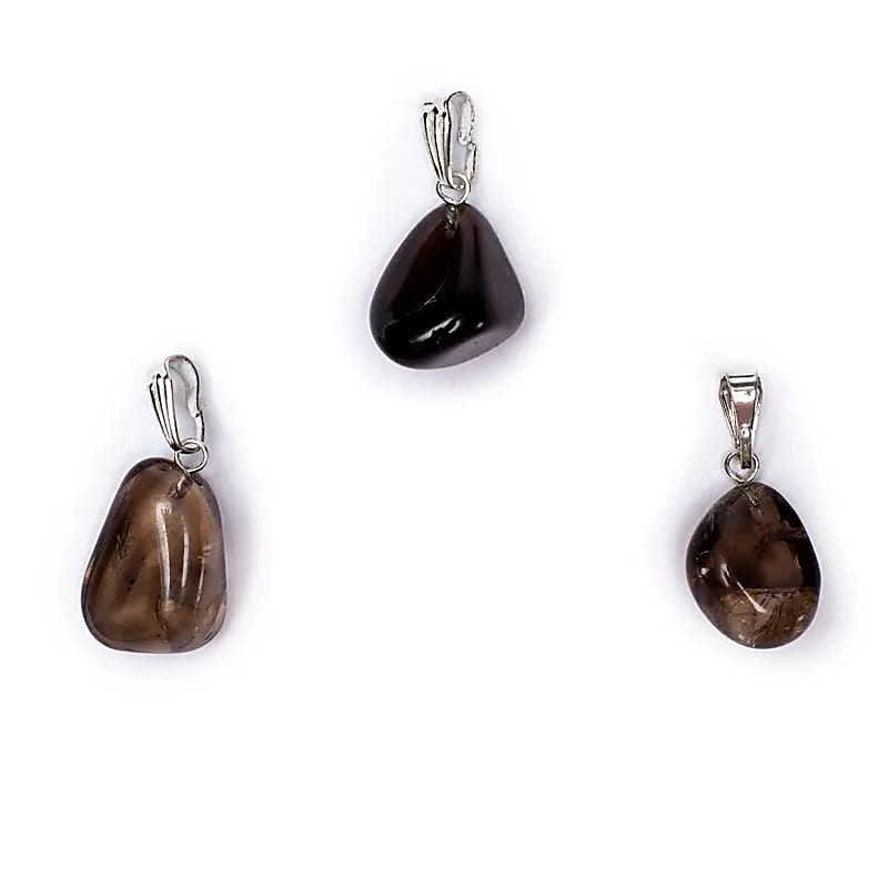 Pendentif Quartz fumé avec crochet -- ±0.5-2cm