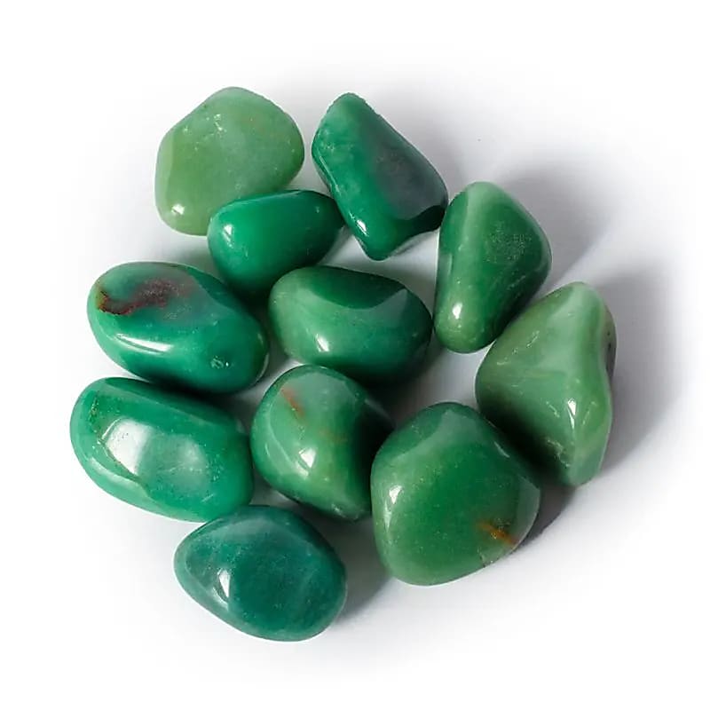 Quartz vert pierres polies de qualité A --±3-8cm; ±500g