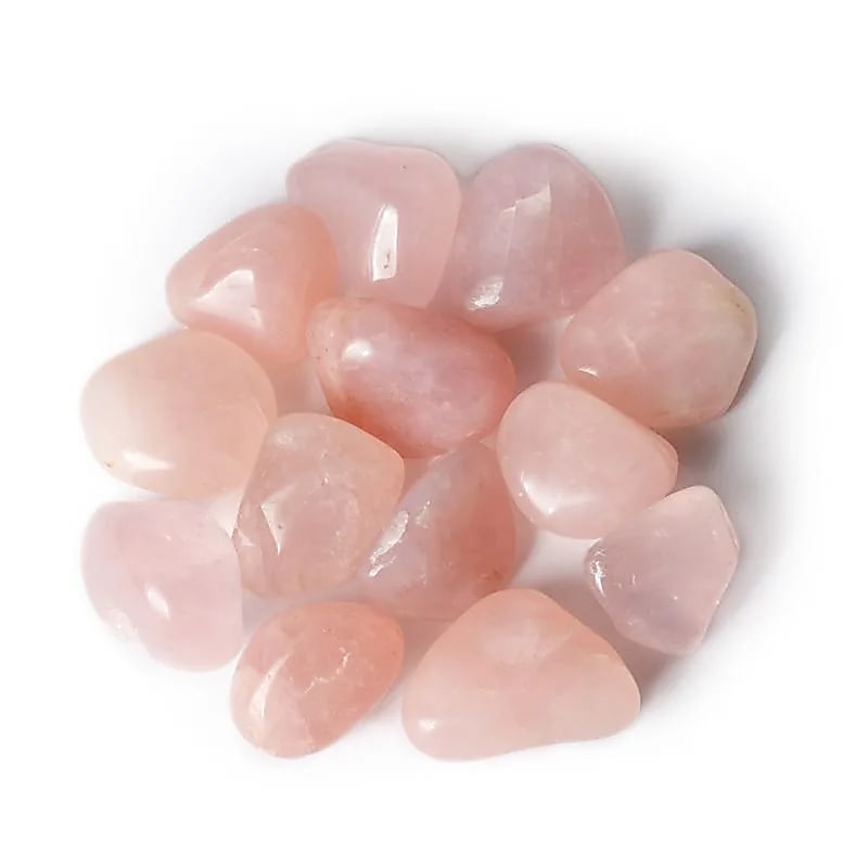Quartz rose Pierres polies qualité A -- ±3-8 cm; ±500 g