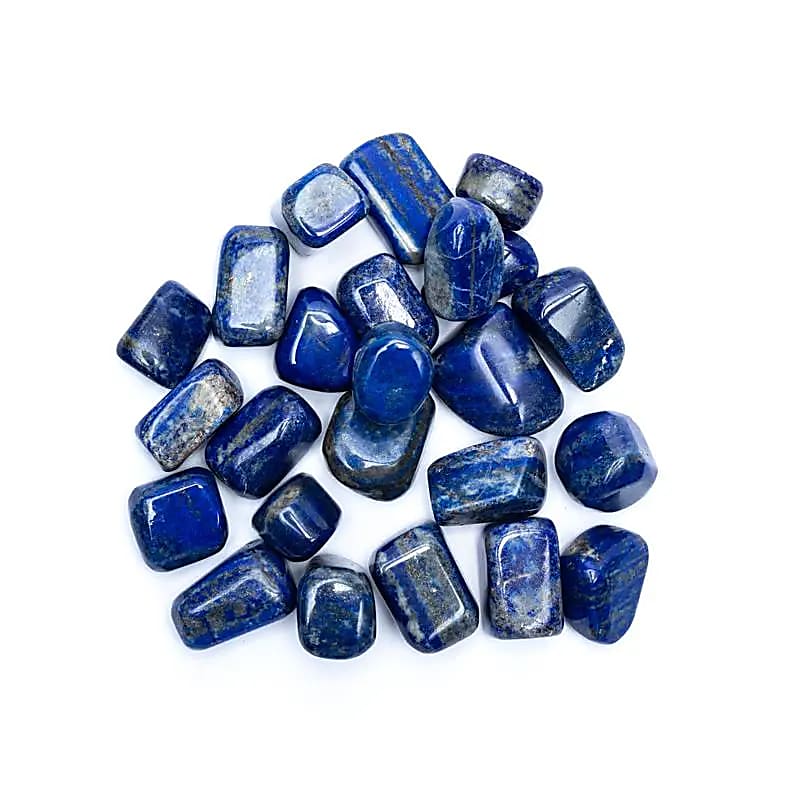 Lapis-lazuli pierres polies Qualité AA -- ±500g; ±1-3cm
