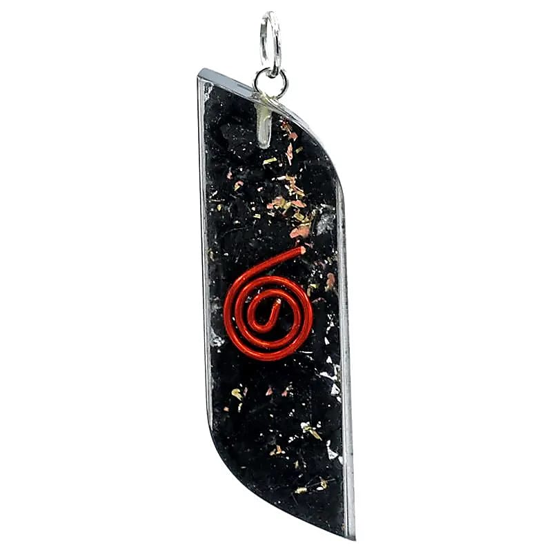 Pendentif d'Orgonite avec Shungite -- 5 cm