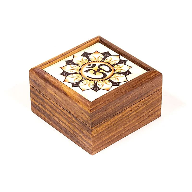 Boîte à bijoux OHM -- 6.5x6.5x3.5 cm