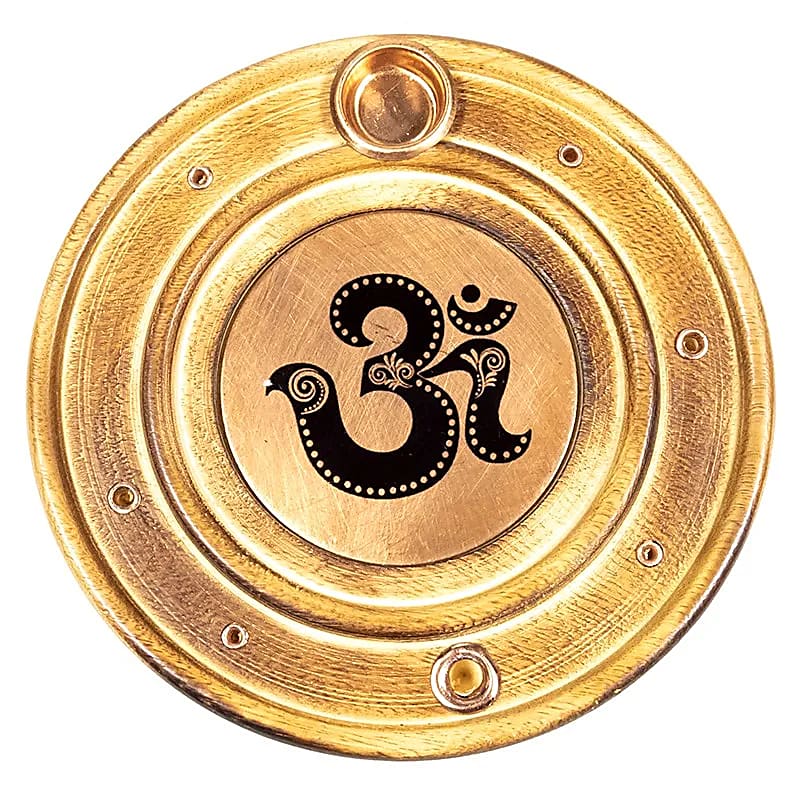 Brûleur de bâtons d'encens & cônes om -- 10 cm