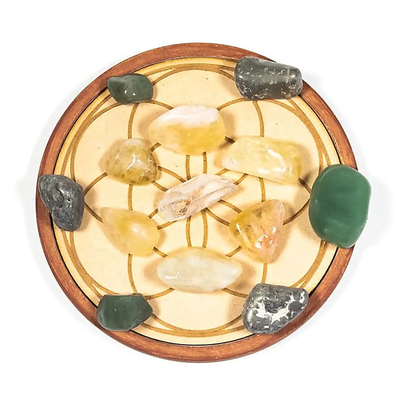 Grille de cristal Prospérité -- 15.5cm