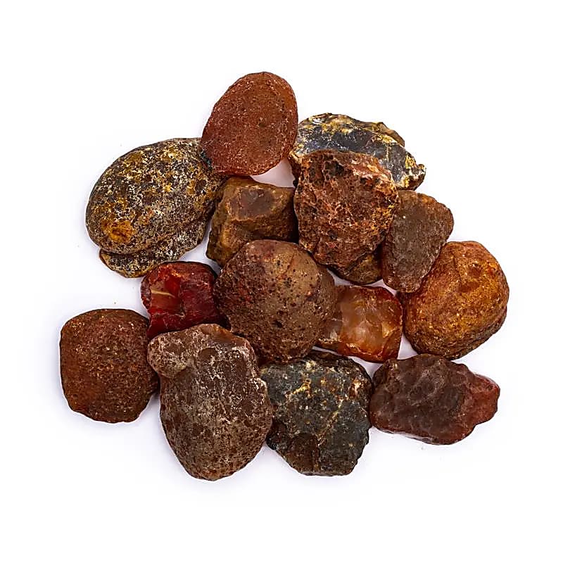 Cornaline brut -- ±3x5 cm; ±1000g