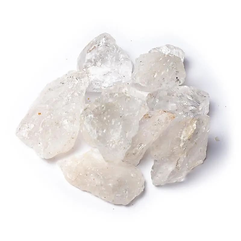 Cristal de roche brut -- ±4-8cm; ±1000g