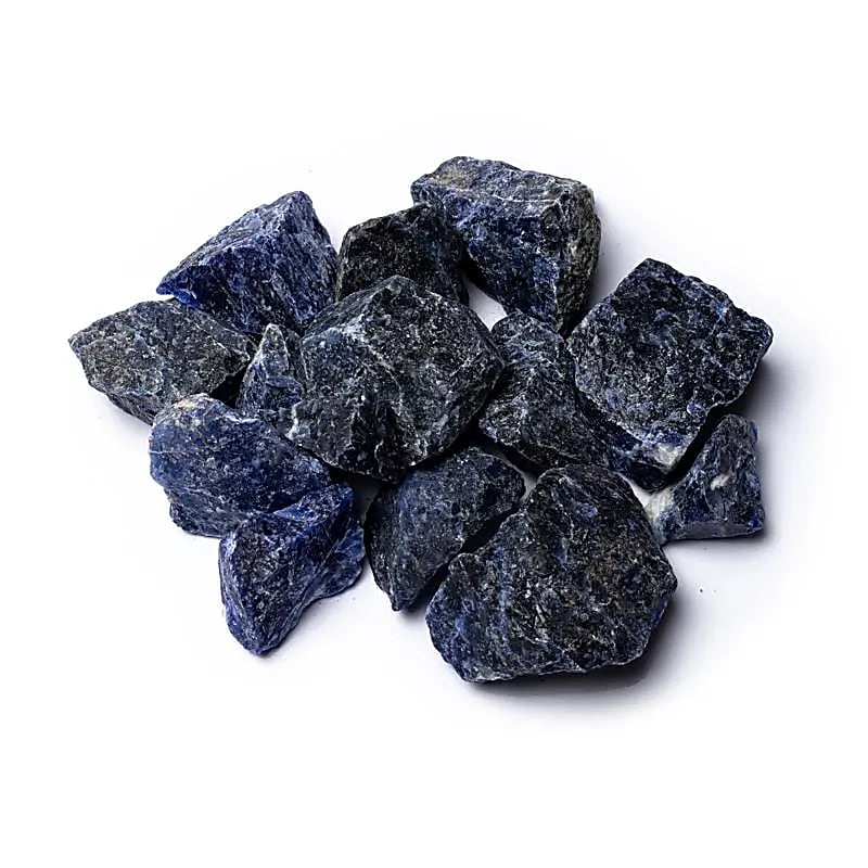 Sodalite brute -- ±1000g; ±4-6cm