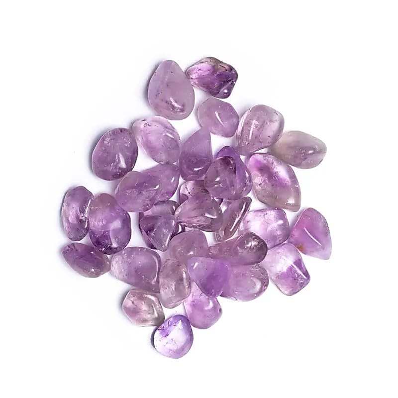 Améthyste pierre polie de qualité A -- ± 500 g; ±2-4 cm