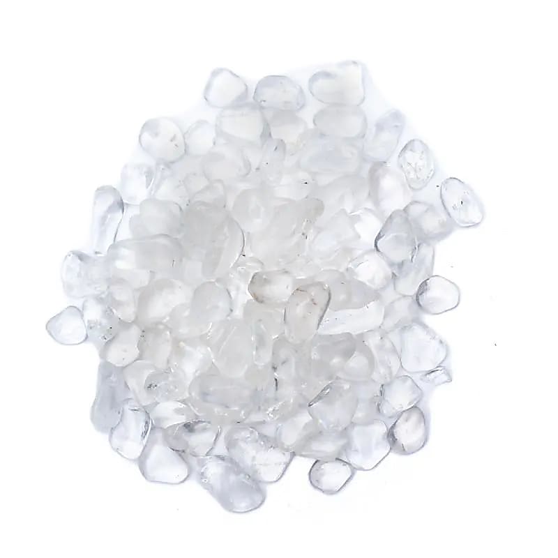 Cristal de roche Pierres roulées qualité A -- ±1-3cm; ±500g