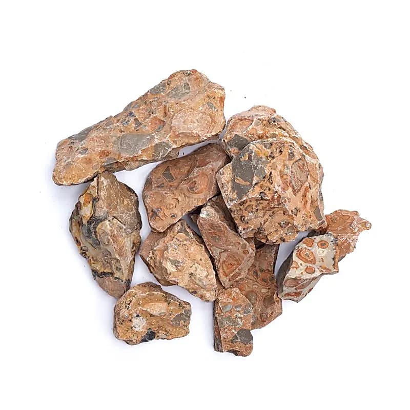 Léopardite brute -- ±3-8cm; ±1000g