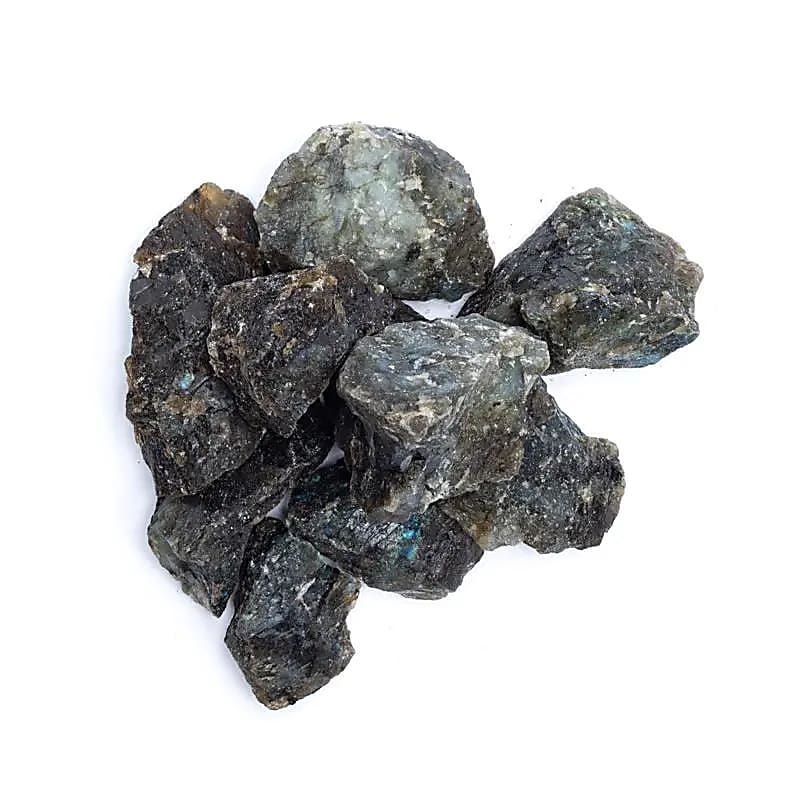 Labradorite brute -- ±3-8cm; ±1000g