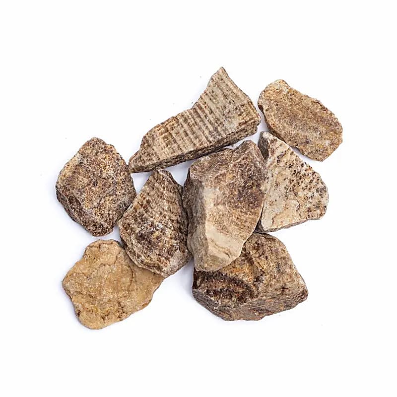Aragonite rayée brute -- ± 3-8cm; ±1000g