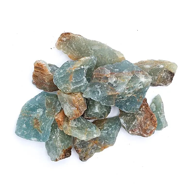 Calcite Aquatine brute -- ±3-8cm; ±1000g