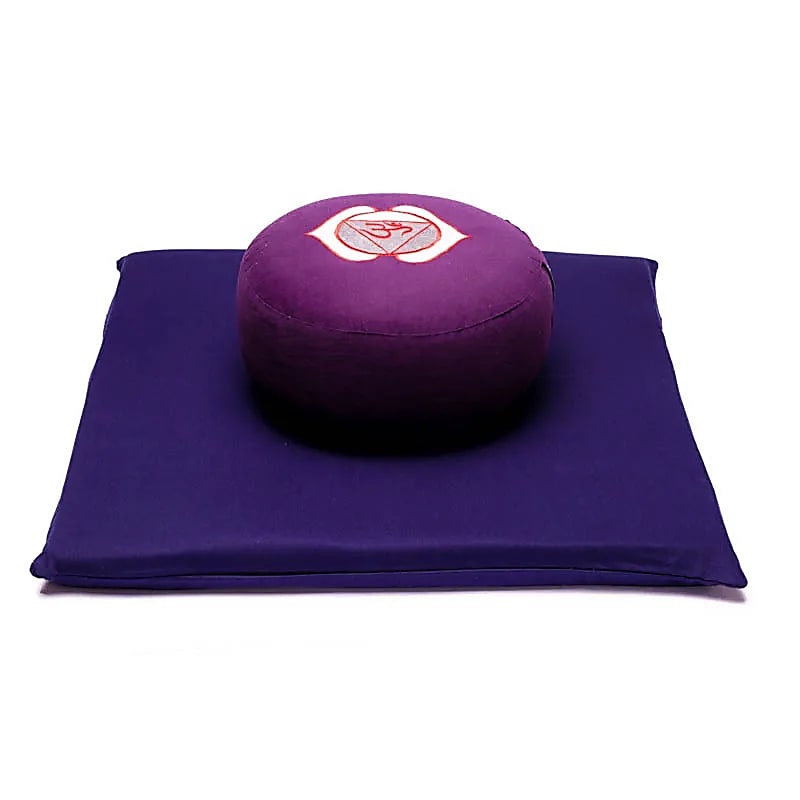 SET de méditation 6è Chakra indigo -- 65x65x5 cm